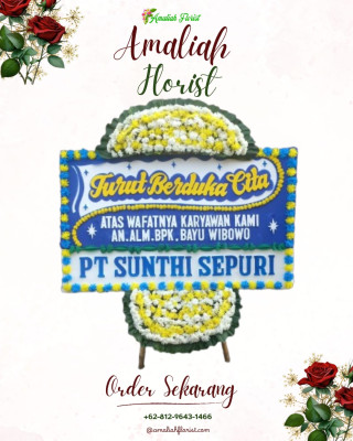 Papan Bunga Duka di Petompon